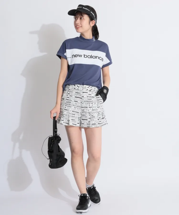 ニューバランスゴルフ NB 【UV接触冷感】パネル切替モックネック