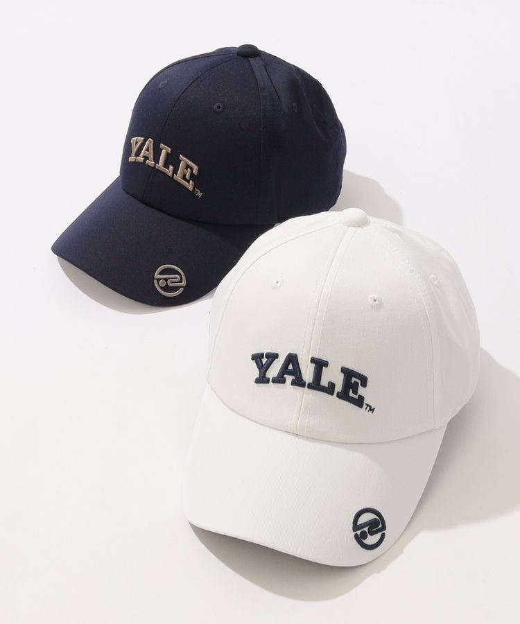【YALE】立体ロゴ刺繍ツイルキャップ