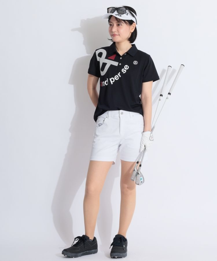 新品☞週末限定値下❗️ジーフォアゴルフ　レディースポロシャツ●速乾性　半袖 G/FORE ジーフォア レディース ポロシャツ ゴルフウェア 速乾