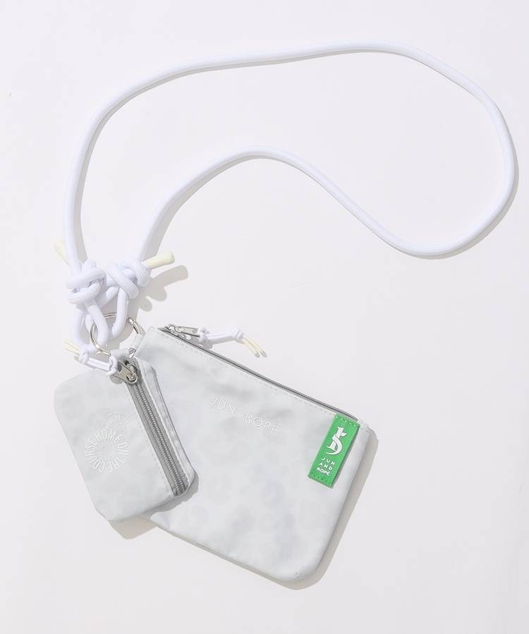 JR ミニポーチ付きアニマル総柄サコッシュ