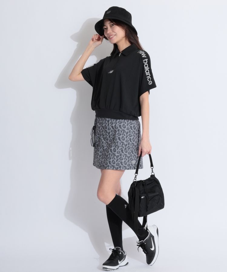 新品 ニューバランス ゴルフ セットアップ 半袖ポロシャツ スカート 上下 ニューバランスゴルフ NB 【ストレッチUV】ラメロゴプリント