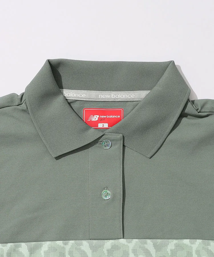 New Balance ゴルフ ポロシャツ カーキグリーン new balance グリーン ポロシャツ ゴルフウェア - メルカリ