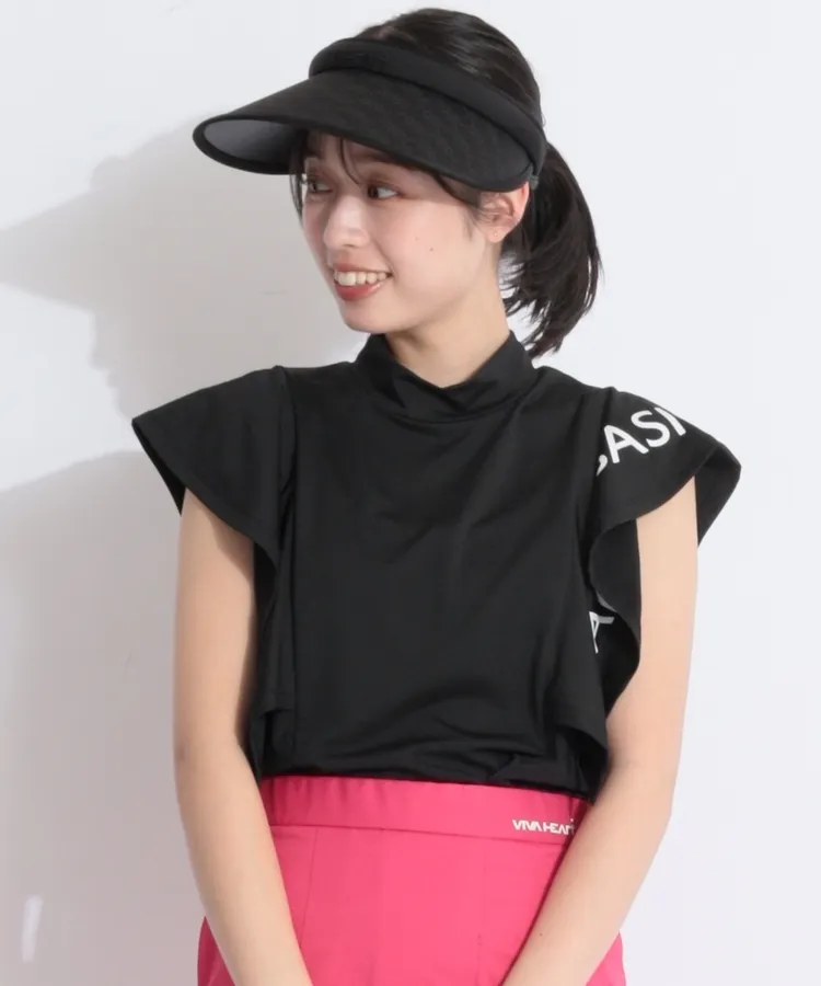 ビバハート VH 【撥水4WAYストレッチ】アシメフラワープリーツツイル