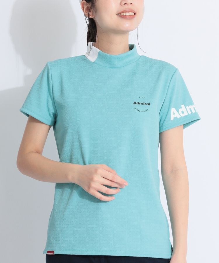 【新品】アドミラルゴルフ 半袖モックネック LL SALE アウトレット アドミラル ゴルフ モックネックシャツ