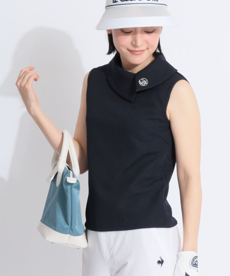 VIVA HEART（ビバハート）ワッフルロールカラーノースリーブ VH