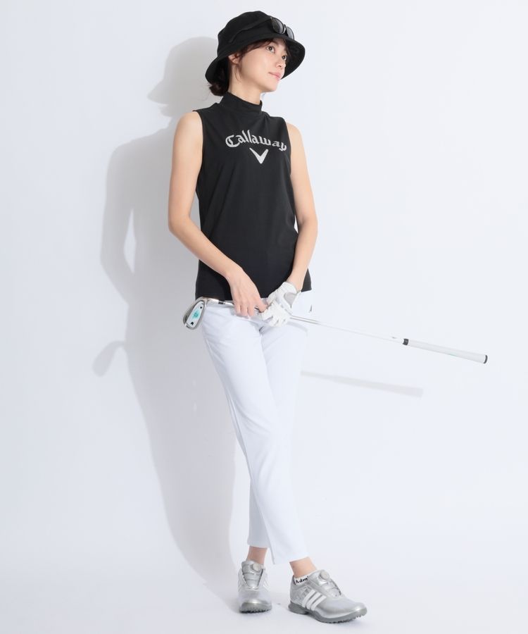 MARK&LONA モックネックノースリーブカットソー キャロウェイ CA 【UVインナーセット】モックネックノースリーブ