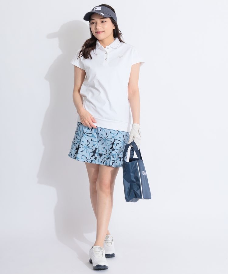 ロサーセン RO 【ストレッチUV】フラワープリントタックスカート