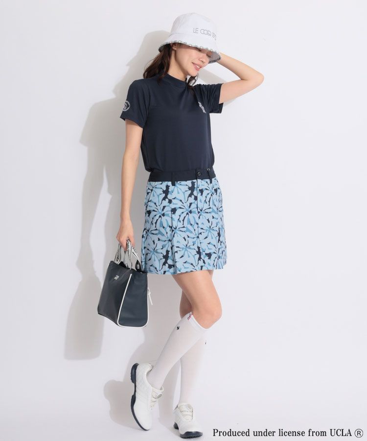 ロサーセン RO 【ストレッチUV】フラワープリントタックスカート