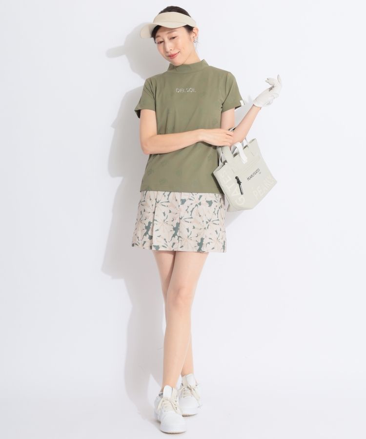 ロサーセン　カーキ後ろプリーツスカート ロサーセン カーキ後ろプリーツスカート Rosasen（ロサーセン