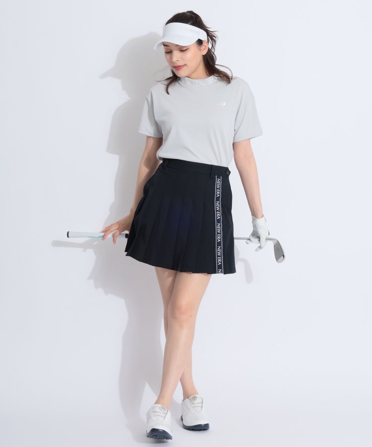 【美品】【NEW ERA】ゴルフスカートSネイビー＊プリーツスカート＊ニューエラ Women's プリーツスカート Vertical Logo ネイビー | ゴルフ