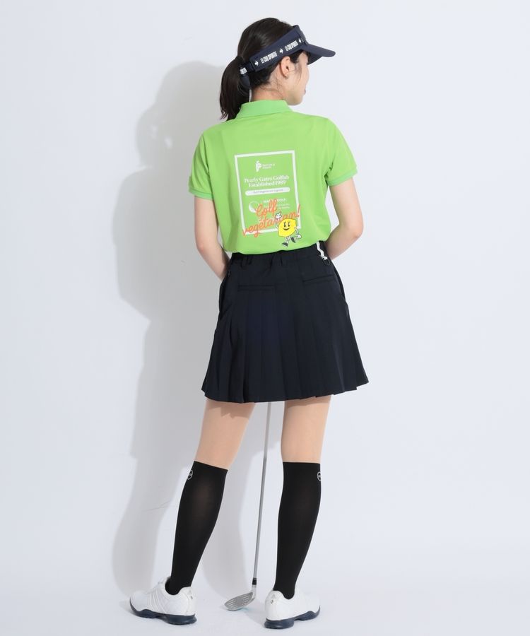 ニューエラ NE 【ストレッチ】ペチパンツ付きプリーツスカート