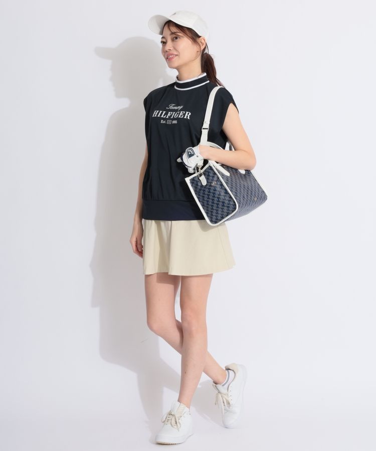 テーラーメイドゴルフ 【撥水UV】一体型ぺチパンツ付モノグラム柄スカート テーラーメイドゴルフ TG 【撥水UV】一体型ぺチパンツ付