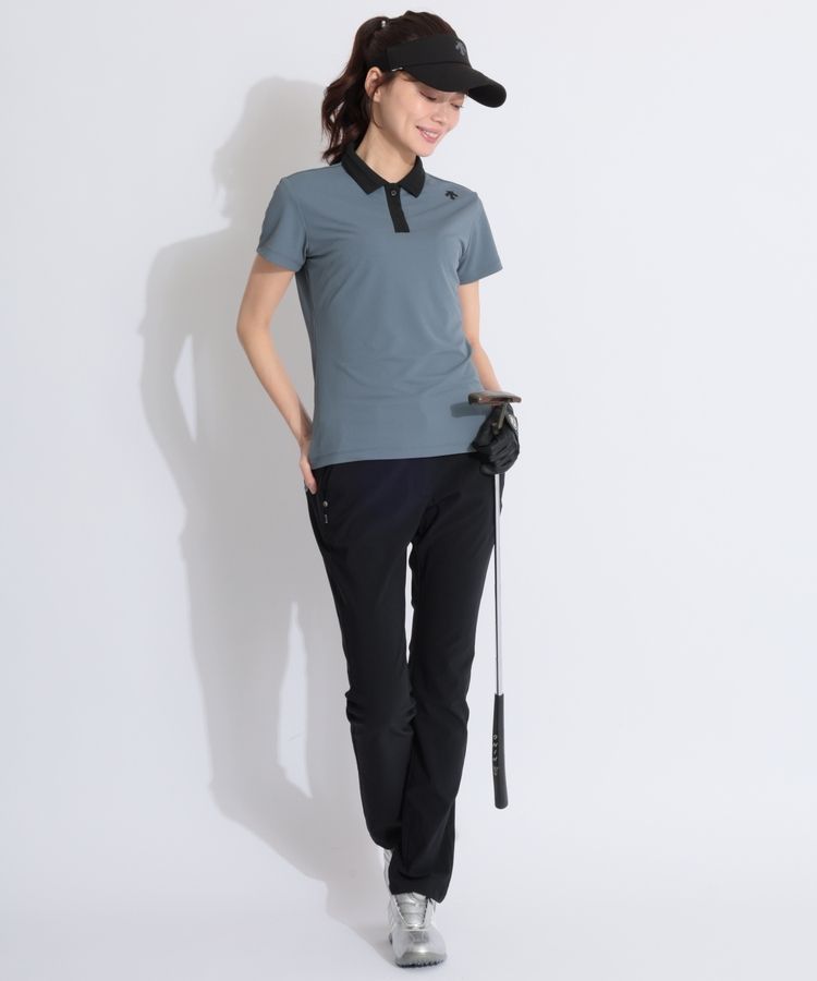 デサントゴルフ DESCENTE ゴルフ ハーフジップ半袖シャツ