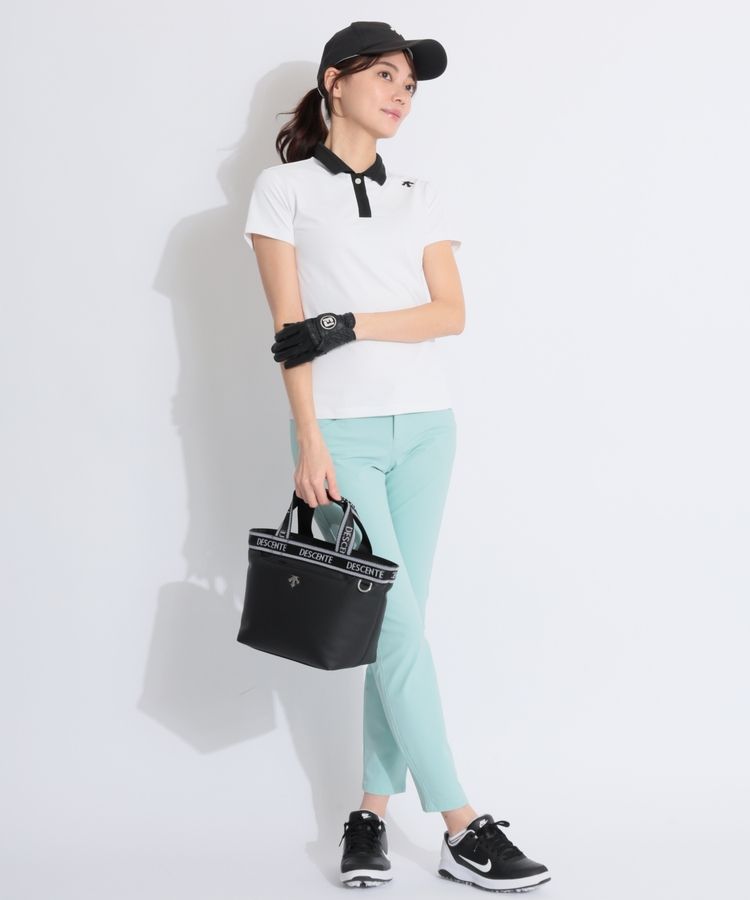 デサントゴルフレディース ポロシャツ デサントゴルフ DESCENTE ゴルフ 鹿の子半袖シャツ（WOMEN