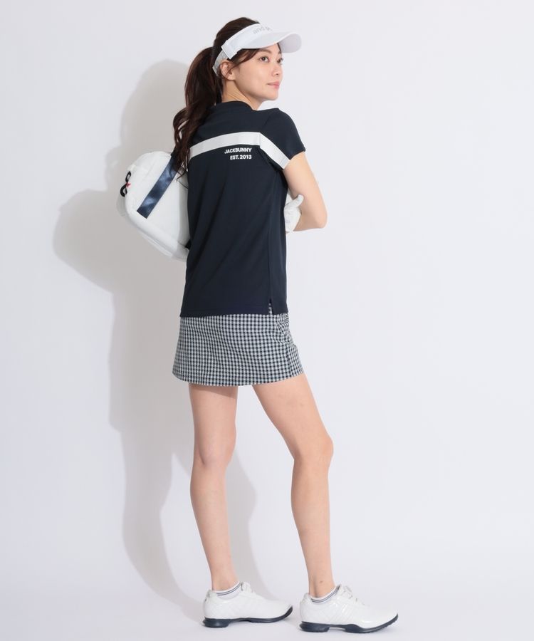 0サイズS 半袖 モックネックシャツ レディースゴルフウェア ジャックバニー ジャックバニー!! 半袖モックネックカットソー 263-2167318