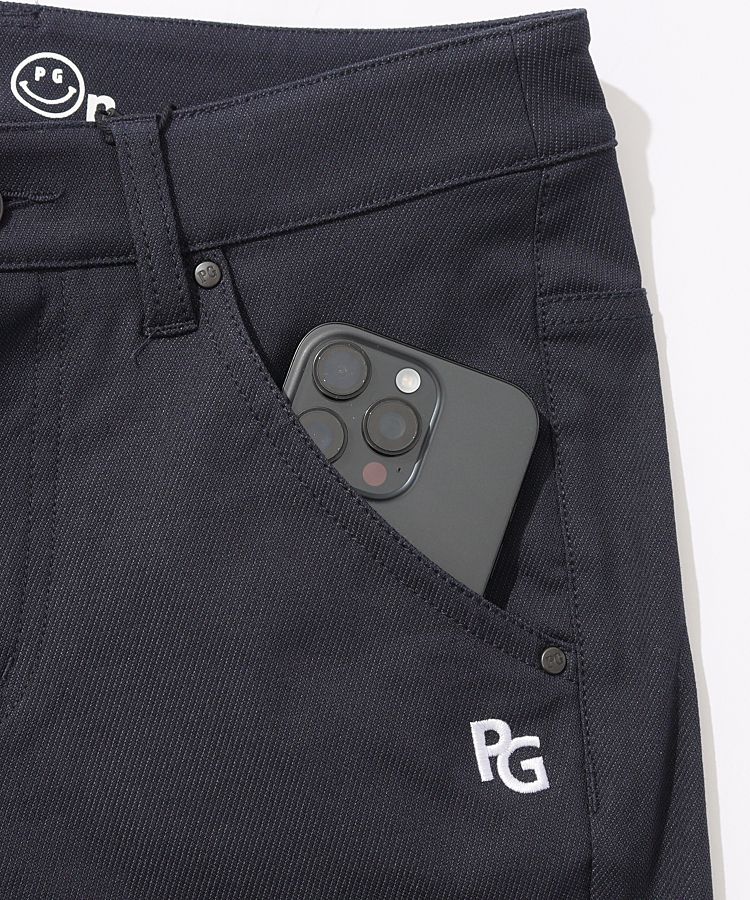 パーリーゲイツ PG 【ストレッチ】レタリングプリントツイル