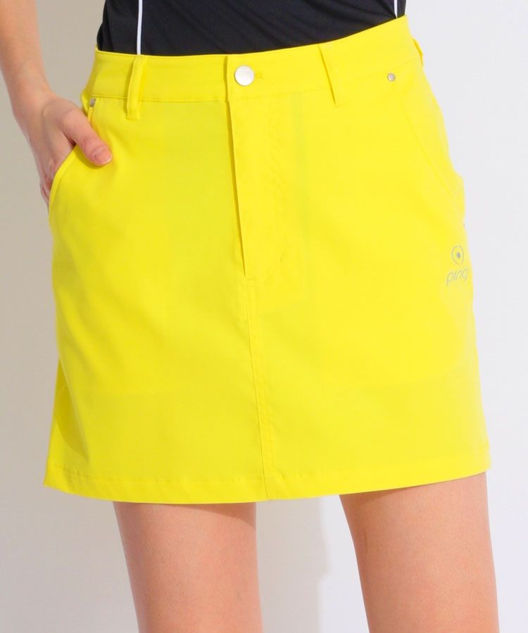 ピン PN 【クロスムービング】シンプルツイルスカート レディース