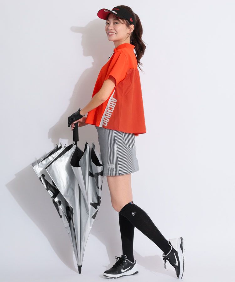 アルチビオ AR 【UV速乾】異素材ハーフジッププルオーバー レディース