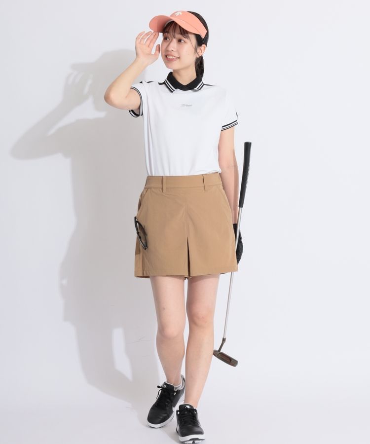 タイトリストゴルフ レディース ウェア 半袖 ポロシャツ トップス夏 タイトリストアウトレット TL 【ストレッチUV】スリーブライン