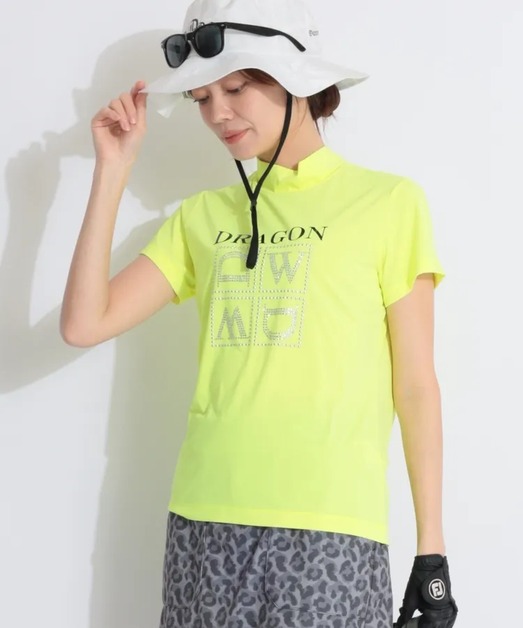 美品】ダンスウィズドラゴン 中折れハット 黒 ロゴゴールド 99(F)Ω
