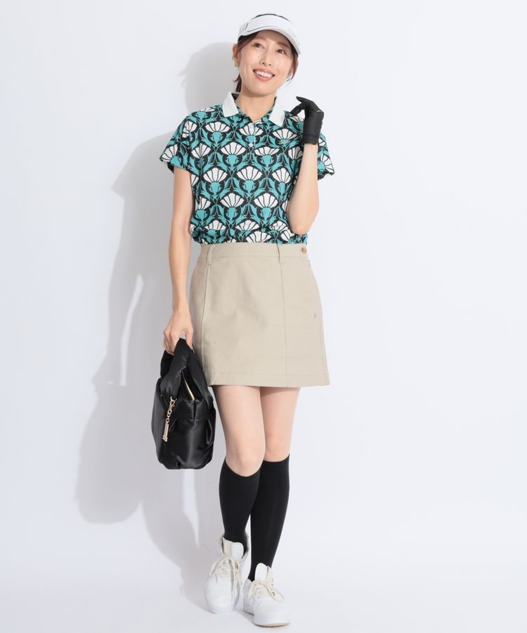 セントアンドリュース SA 【吸水速乾】サッカーストライプ総柄フレンチ