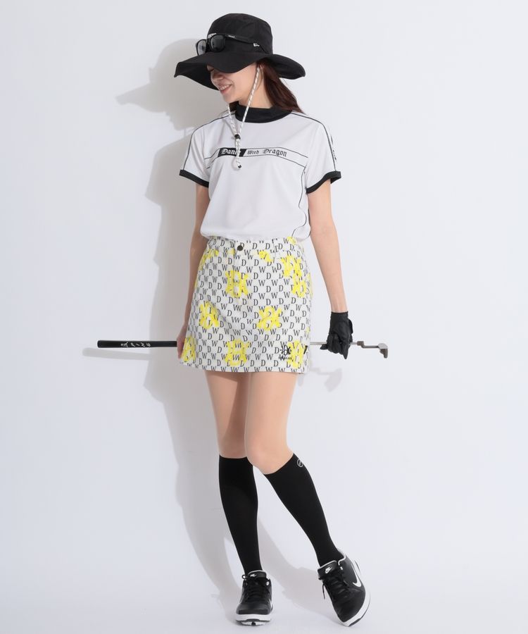 ダンスウィズドラゴン DD 【吸汗速乾】ラメパイピングラインモック