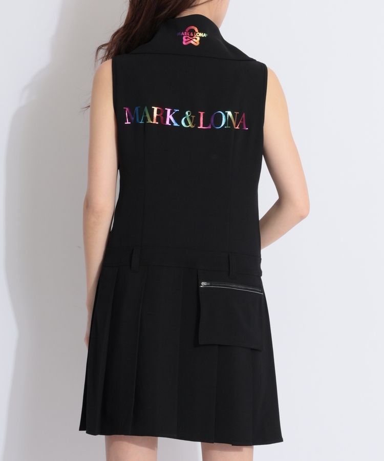 MARK AND LONA ノースリーブ ワンピース ブラック MARK AND LONA