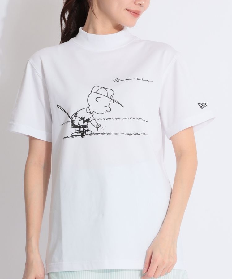 ニューエラ NE 【ユニセックス】【PEANUTS】鹿の子モックネック