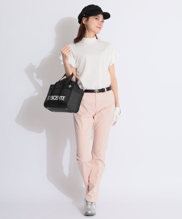 セントアンドリュース SA フリルスリーブモックネックネックカットソー