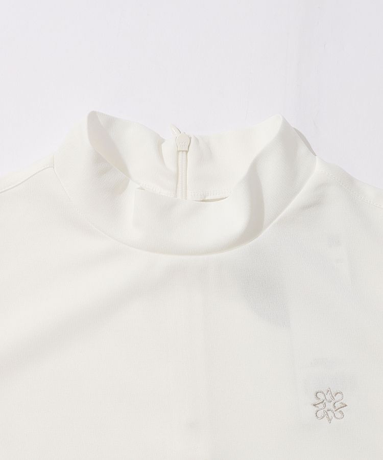 セントアンドリュース SA フリルスリーブモックネックネックカットソー