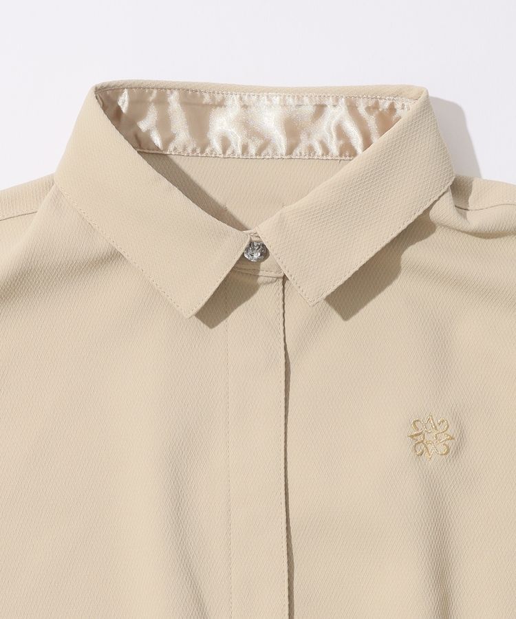 セントアンドリュース SA 【吸水速乾UV】フリル袖ドビーポロワンピース