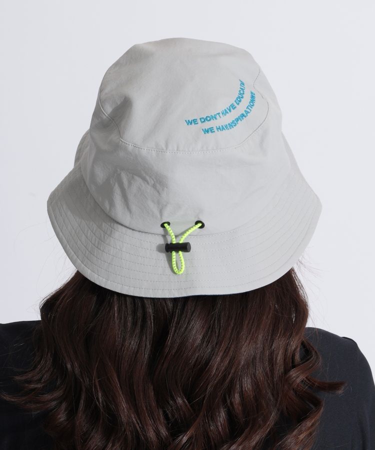 ディッセンバーメイ DM 【ストレッチ】立体ロゴ刺繍バケットハット