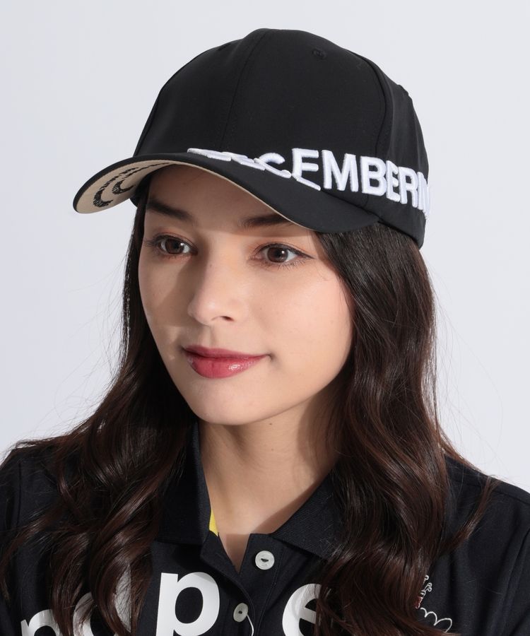 ディッセンバーメイ DM 【ストレッチ】サイド立体ロゴ刺繍キャップ