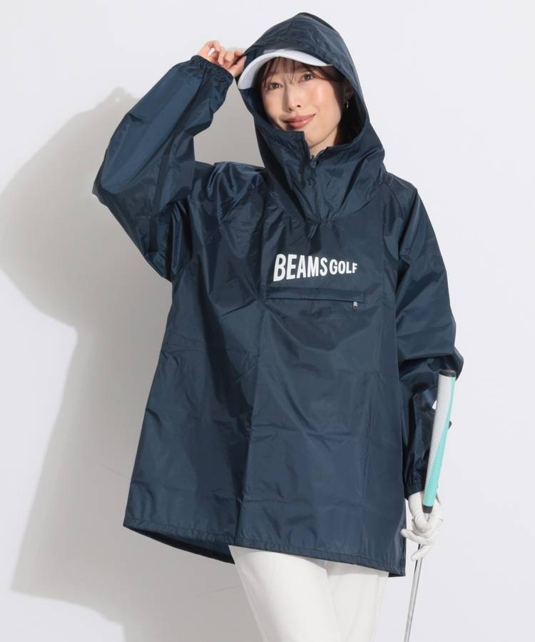 BE 【ユニセックス】【撥水】パッカブルアノラックパーカー