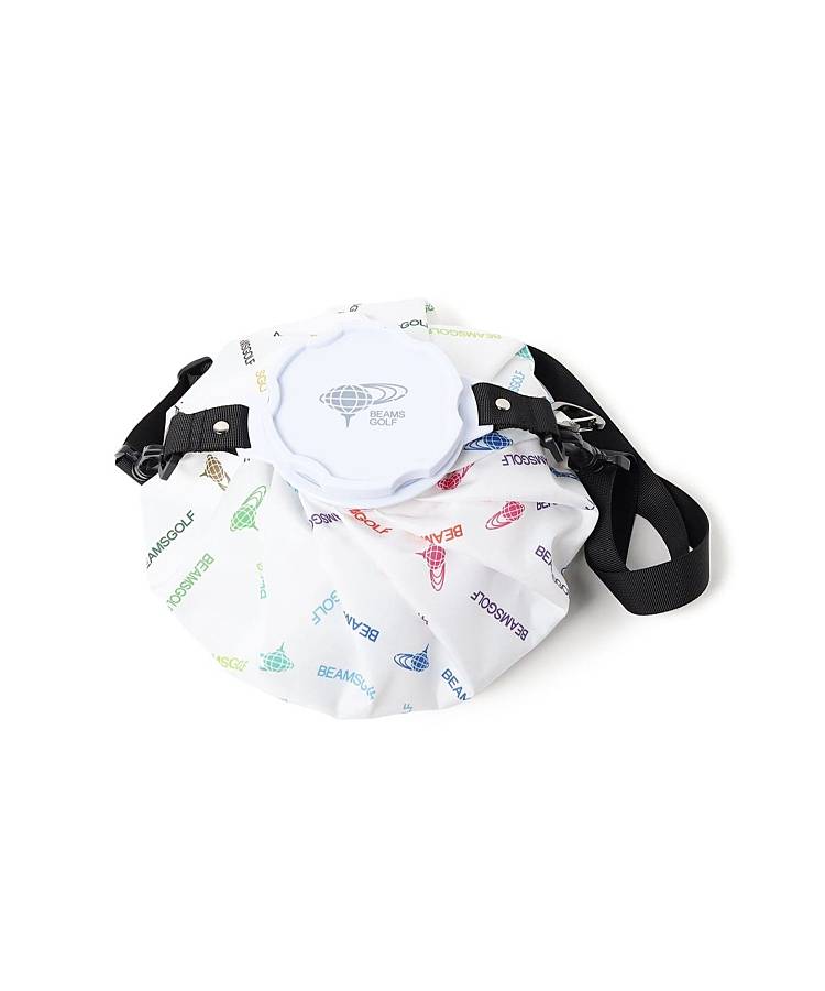 BE ショルダー付きロゴプリントビッグ氷のう