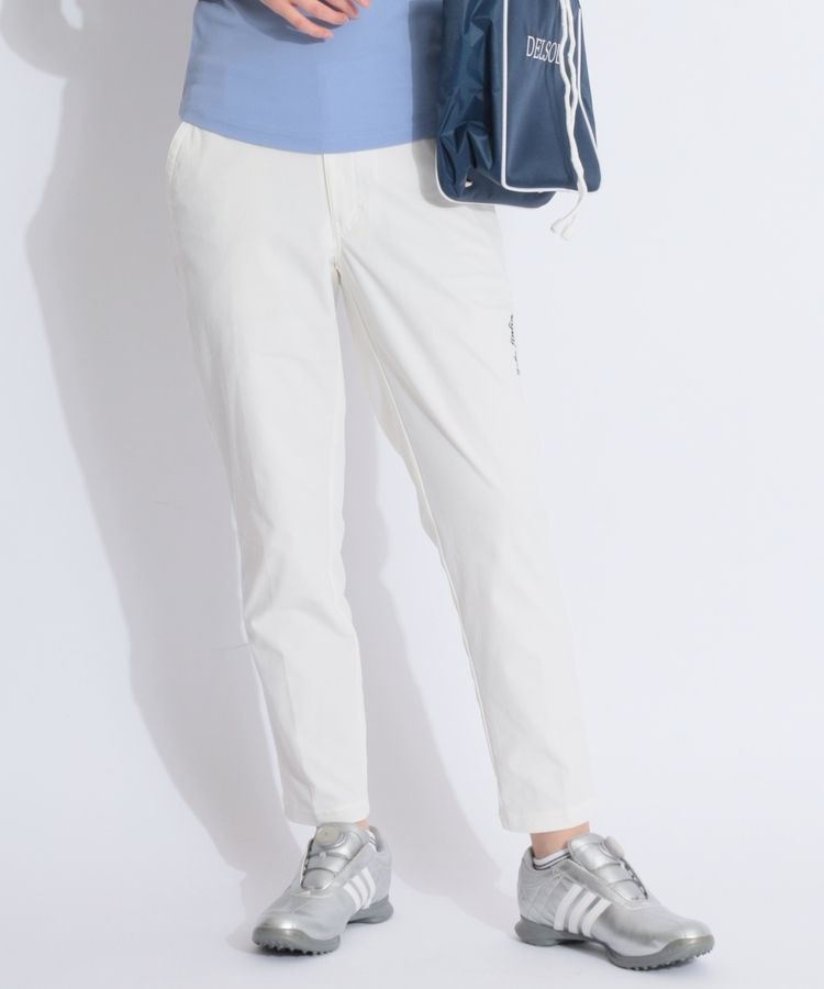 フィラゴルフ FG 【8WAYストレッチ】ロゴ刺繍クロップドパンツ