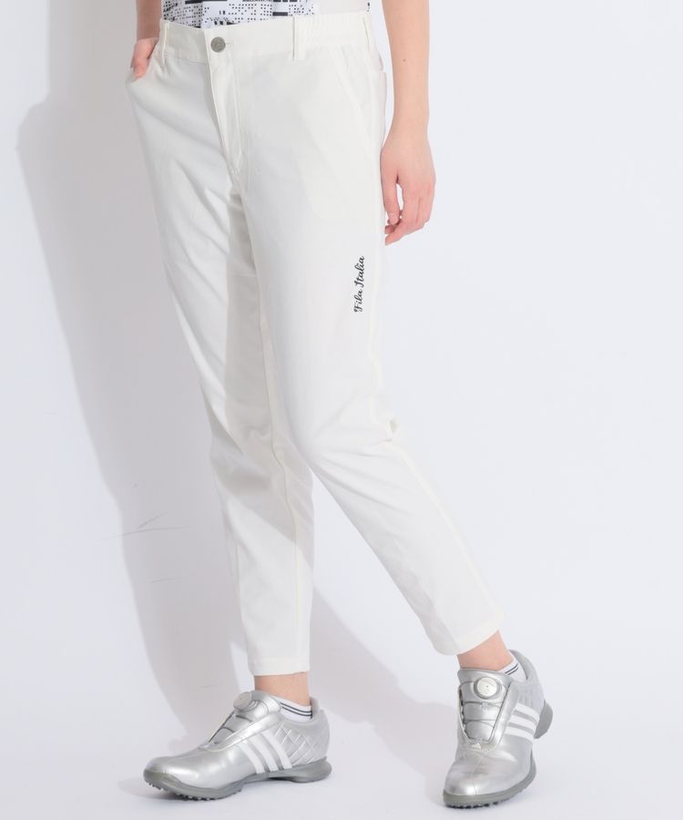 フィラゴルフ FG 【8WAYストレッチ】ロゴ刺繍クロップドパンツ