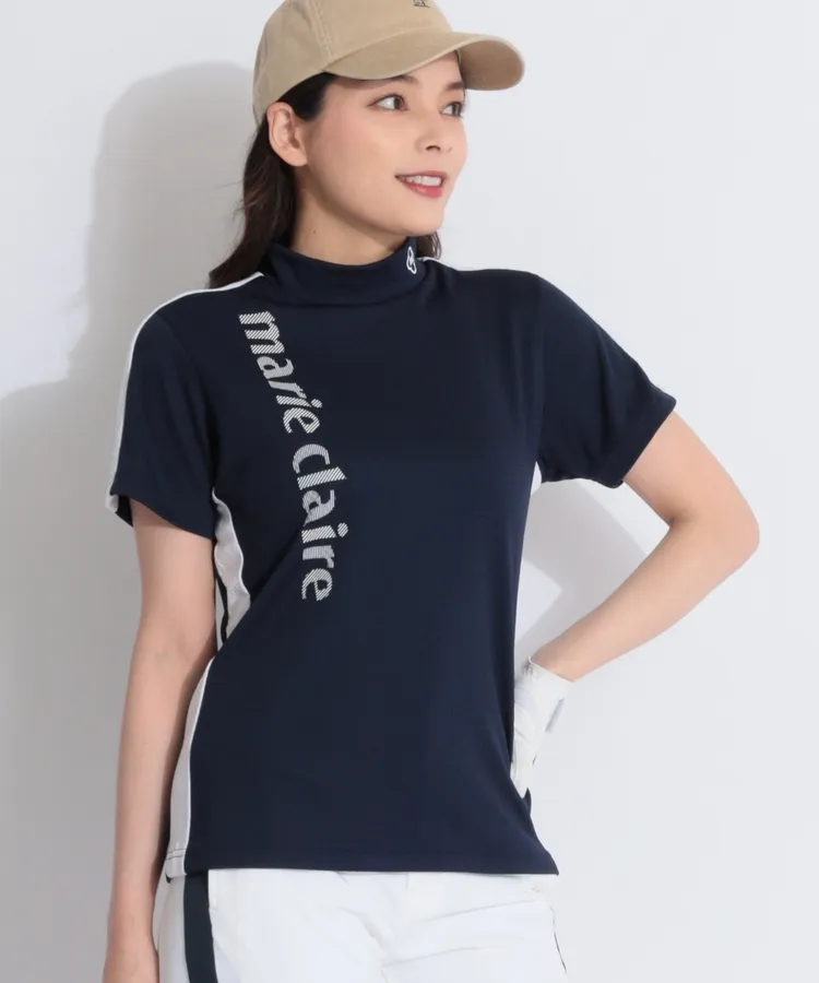 レディースゴルフウェア☆marie claire☆トップス3点＋サンバイザー3点 marie claire:マリ.クレール】レディースクリップバイザー