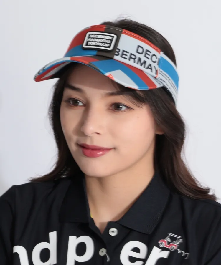 未使用級 ディセンバーメイ 半袖カットソー モックネック ロゴ Lサイズ 紺 未使用級 ディセンバーメイ 半袖カットソー モックネック ロゴ L