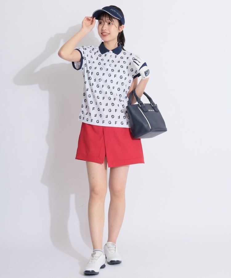 ち*ん様 新品■22,330円【フィラゴルフ】レディース　半袖セーター 、スカー FILA GOLF フィラゴルフ ゴルフウェア レディース ニット