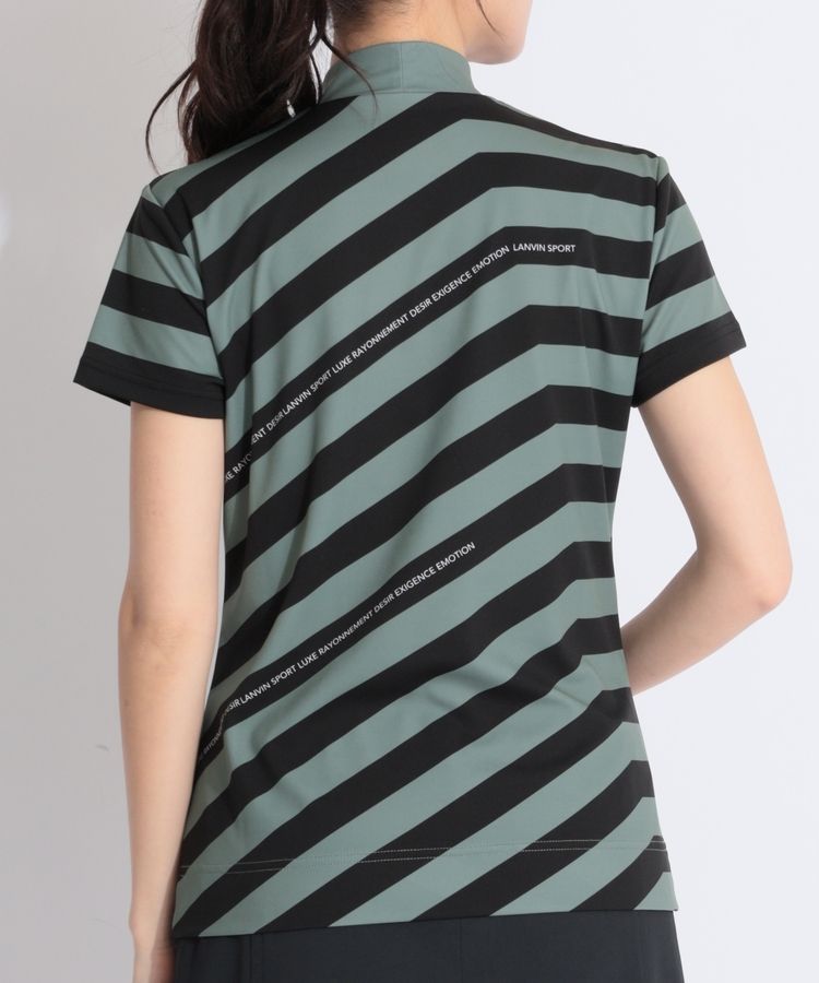 ランバン スポール LV 【遮熱ストレッチ】バイアスボーダーモック