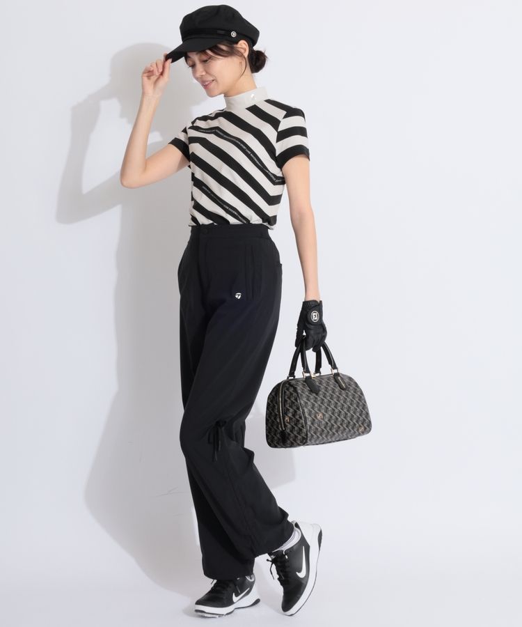 ランバン スポール LV 【遮熱ストレッチ】バイアスボーダーモック