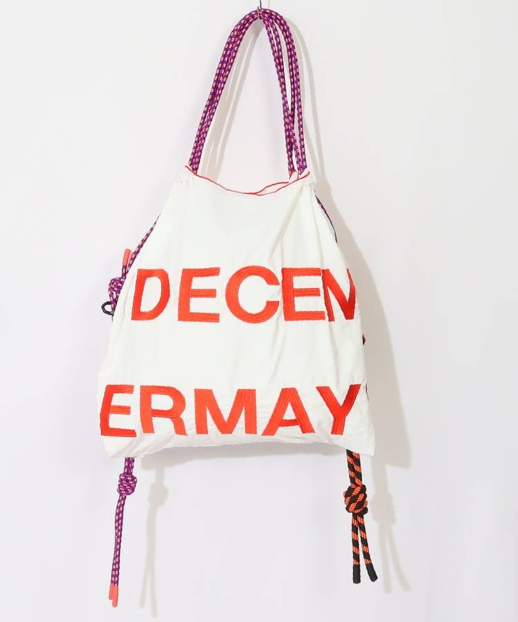 DM ビッグロゴデザイン2WAYナイロンバッグ