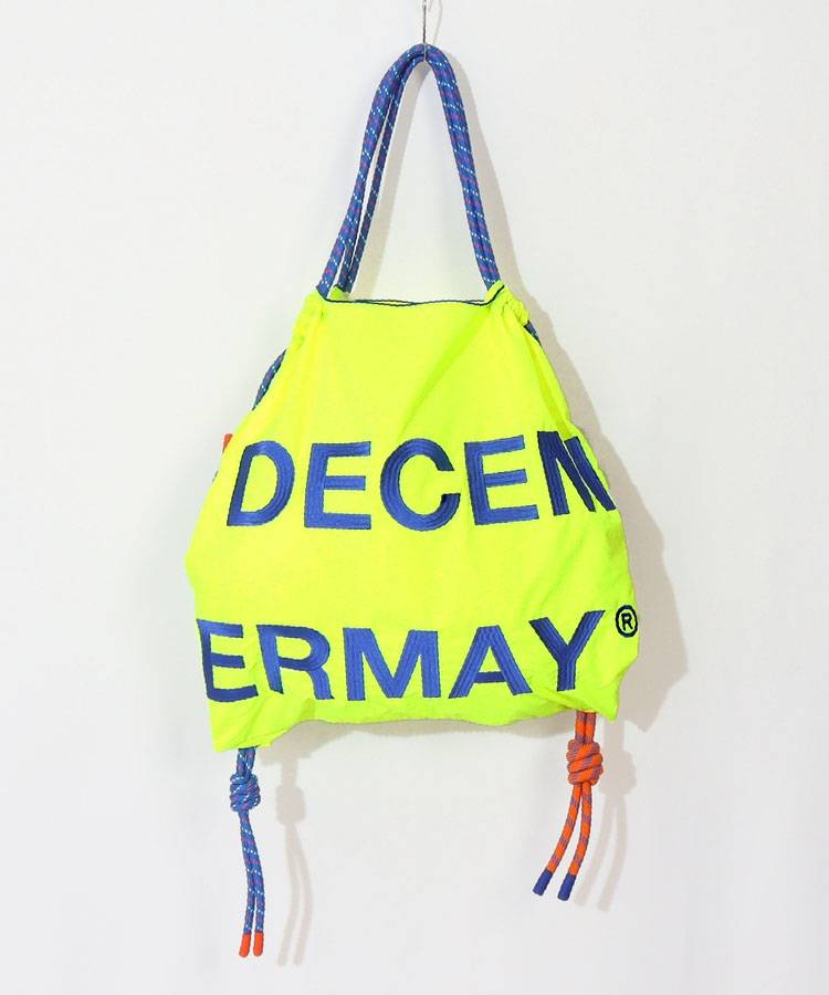 DM ビッグロゴデザイン2WAYナイロンバッグ