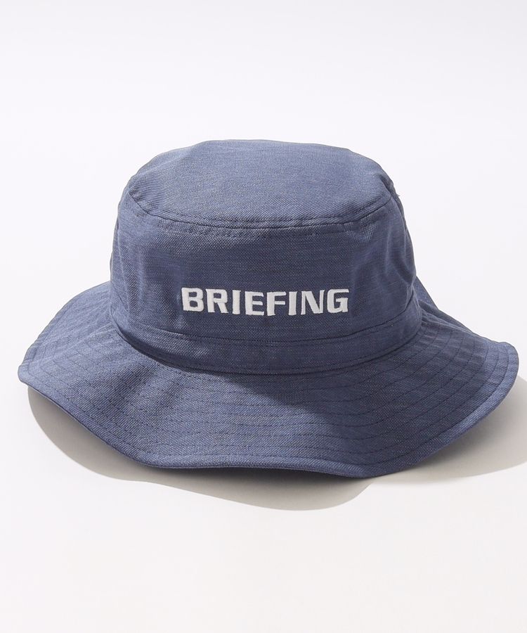 ブリーフィングゴルフ BR ロゴ刺繍バケットハット レディース