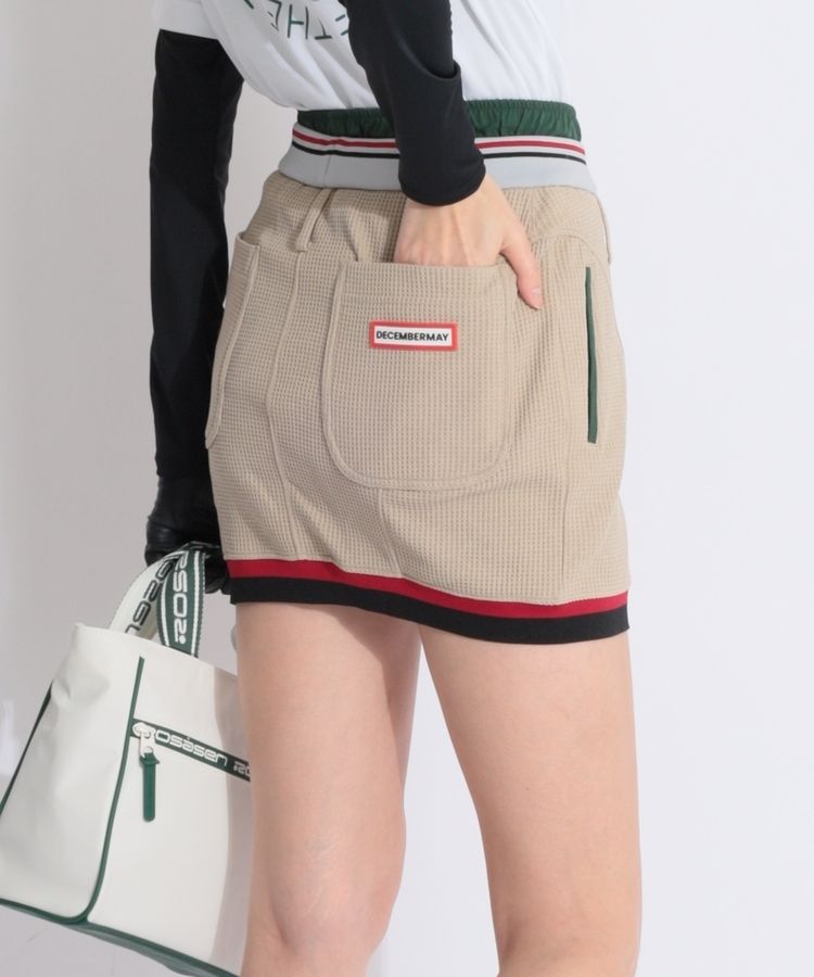 ディッセンバーメイ　スカート ディッセンバーメイ DM 【防透ストレッチ】二重ウエストメッシュ