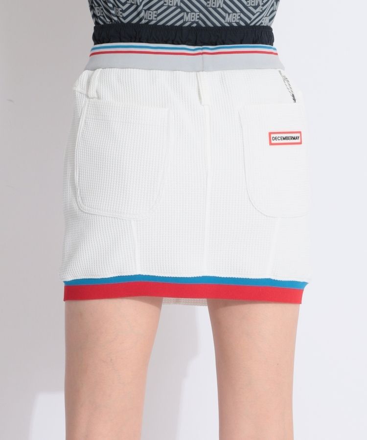 ディッセンバーメイ DM 【防透ストレッチ】二重ウエストメッシュニット