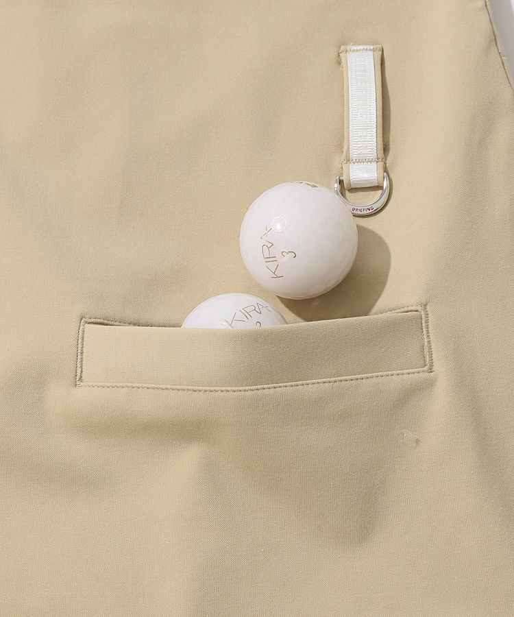 ブリーフィングゴルフ BR 裾プリーツ切替ノースリーブワンピース