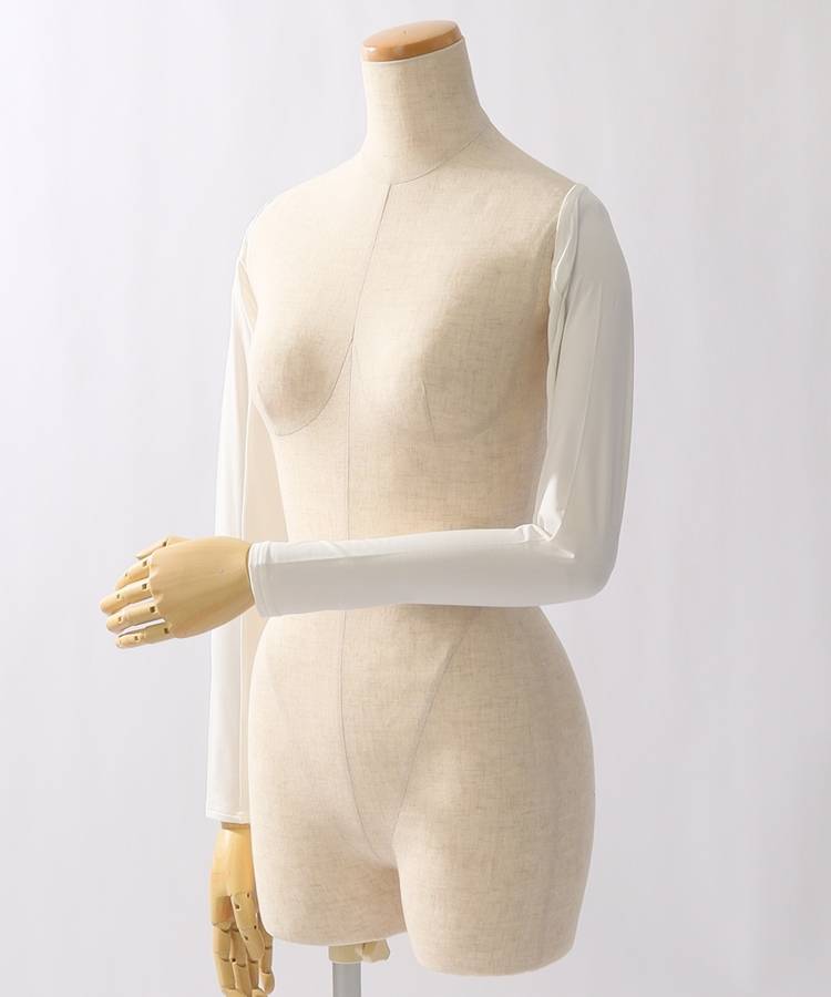 CU 【UV&COOL】バックメッシュボレロアームカバー