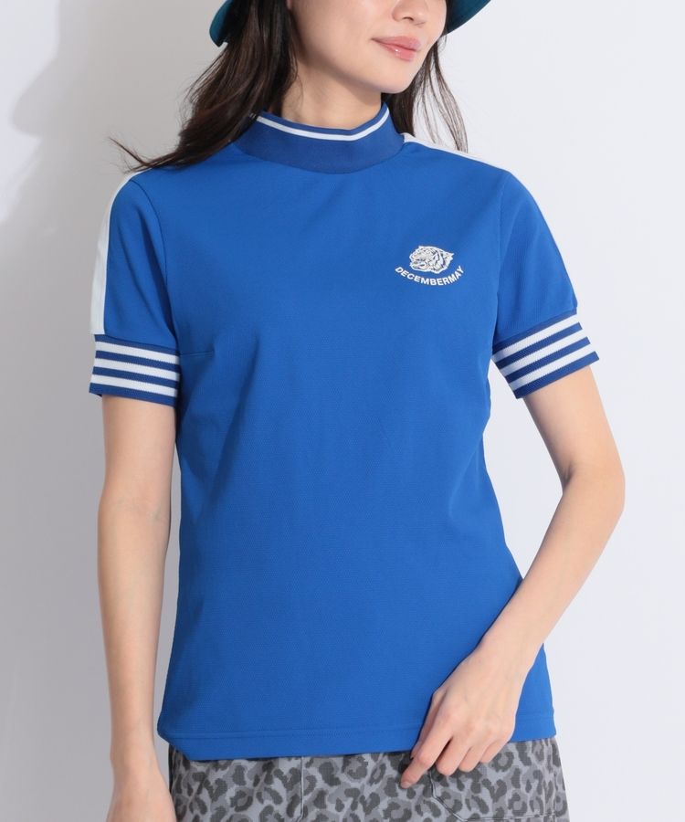 ディッセンバーメイ DM 【遮熱UV】バックロゴプリントモック